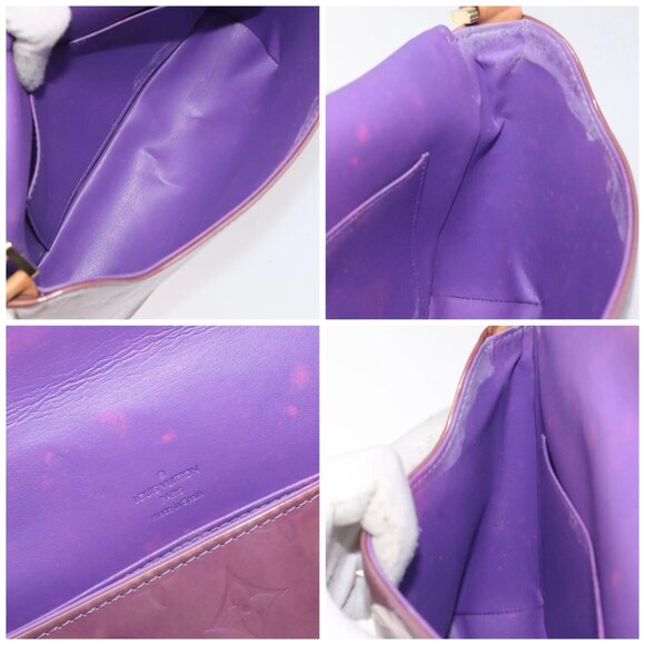 LOUIS VUITTON Monogram Vernis Thompson Street Bag Viole M91095 LV Auth 131521 - Picture 15 of 16